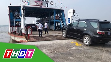 Huy động 4 phà để chia lửa với cầu Rạch Miễu | THDT
