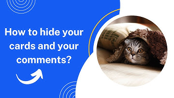 How to hide your cards and your comments? - EasyRetro Tutorial