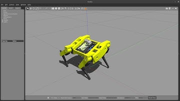 Quadruped robot simulation in Gazebo - Rest Controller