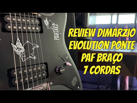 Captador DiMarzio – PAF 7 Cordas (Black) – DP759BK - Piguitars