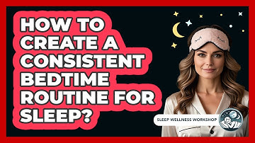 How To Create A Consistent Bedtime Routine For Sleep? - Sleep Wellness Workshop