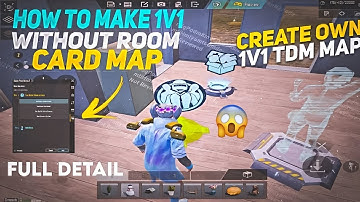 How To Create Wow 1v1 Without Room Card Map | Wow Map Dynamic Setting | Wow 1v1 Map Tutorial | PUBGM