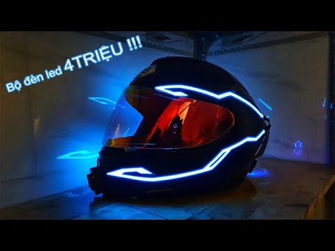Video Lắp đèn led cho nón Shoei X14 | LightMode Install on... - youtube