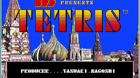 テトリス (たぶんX1版) タイトルBGM (たぶん吸出しMDX) BPS TETRIS