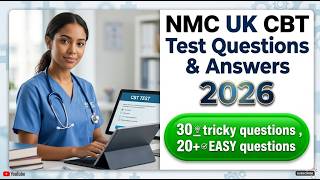 NMC UK CBT Test Questions and Answers 2026: Pass Your Exam with High Scores First Time