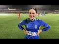Rosie russell after our incredible vitality womens fa cup win against billericay
