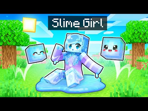 Playing as a SLIME GIRL In Minecraft!