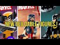 These are some very interesting NEW buildable figures