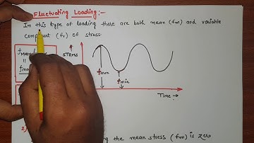 FATIGUE LOADING, STATIC LOADING || TYPES OF FATIGUE LOADING || TECHNICAL CLASSES || IN HINDI