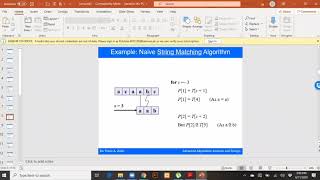 Details DSA LESSON: NAIVE STRING MATCHING ALGORITHM News