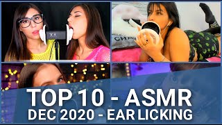 Best ASMR - DEC 2020 - Top 10 Mouth Sounds, Ear Licking, Kissing, Intense Nibbles - Extreme Tingles