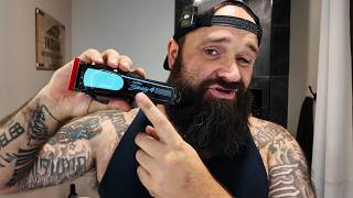 Trimming my Beard With the Wahl Sterling 4 Professional Wireless Barber Clippers