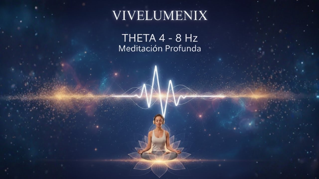 THETA WAVES 4-8 Hz: Meditación Profunda, Ensueño y Flujo Subconsciente, Música con Ondas Theta