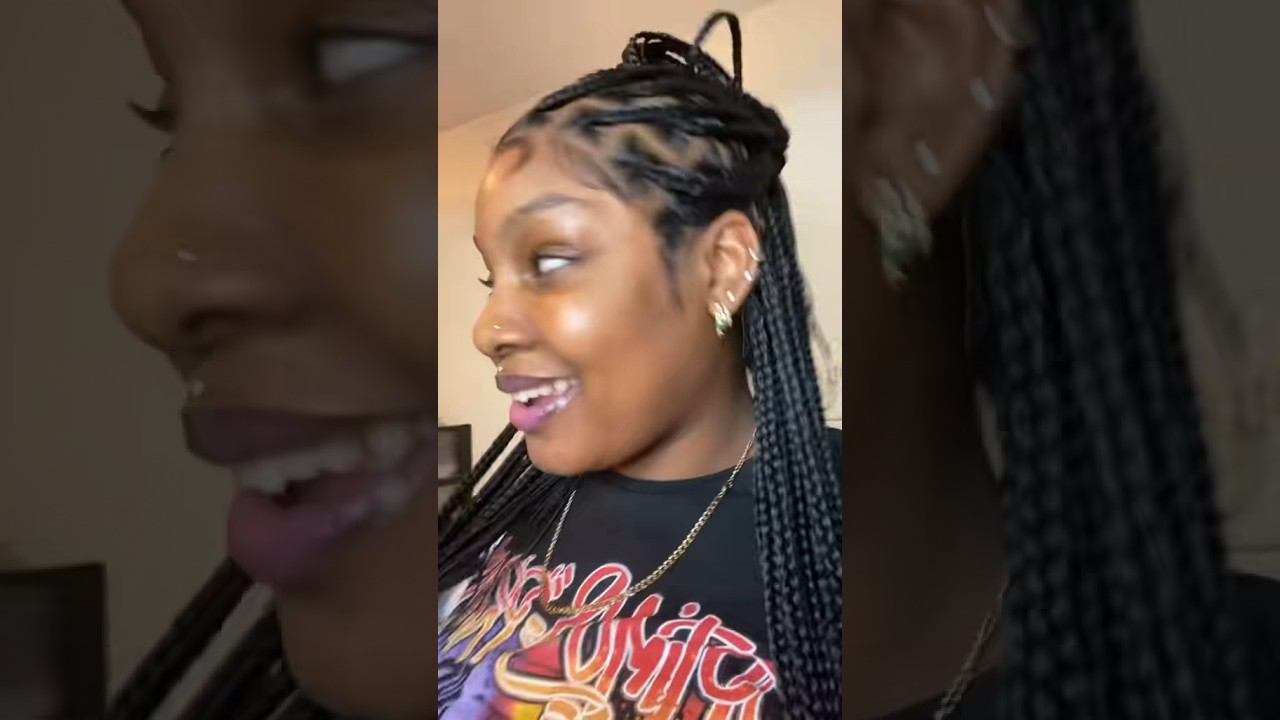 FULL LACE BRAIDED WIG INSTALL 🩵