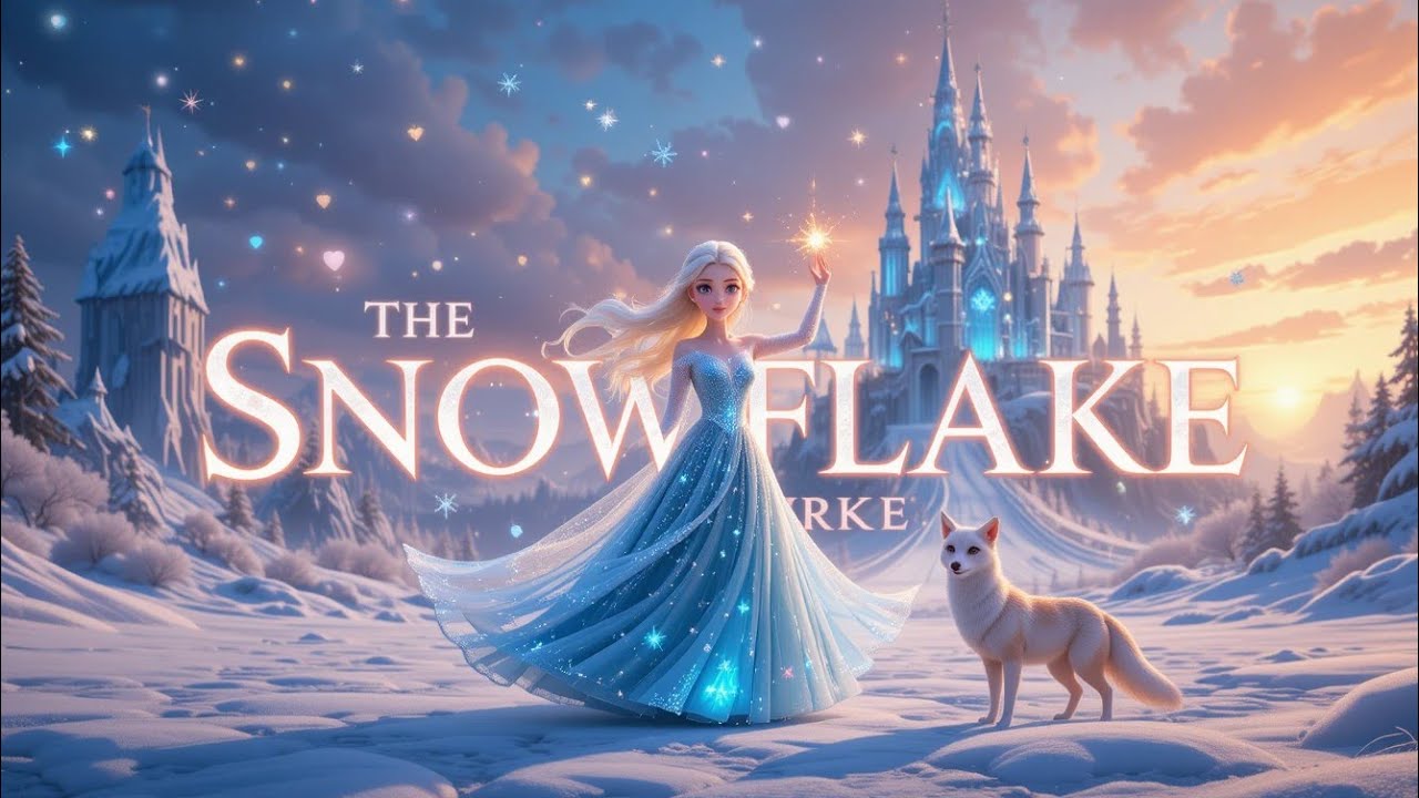 The Snowflake Princess ❄️ | Magical Winter Fairy Tale for Kids | Bedtime Story Animation the Juniors