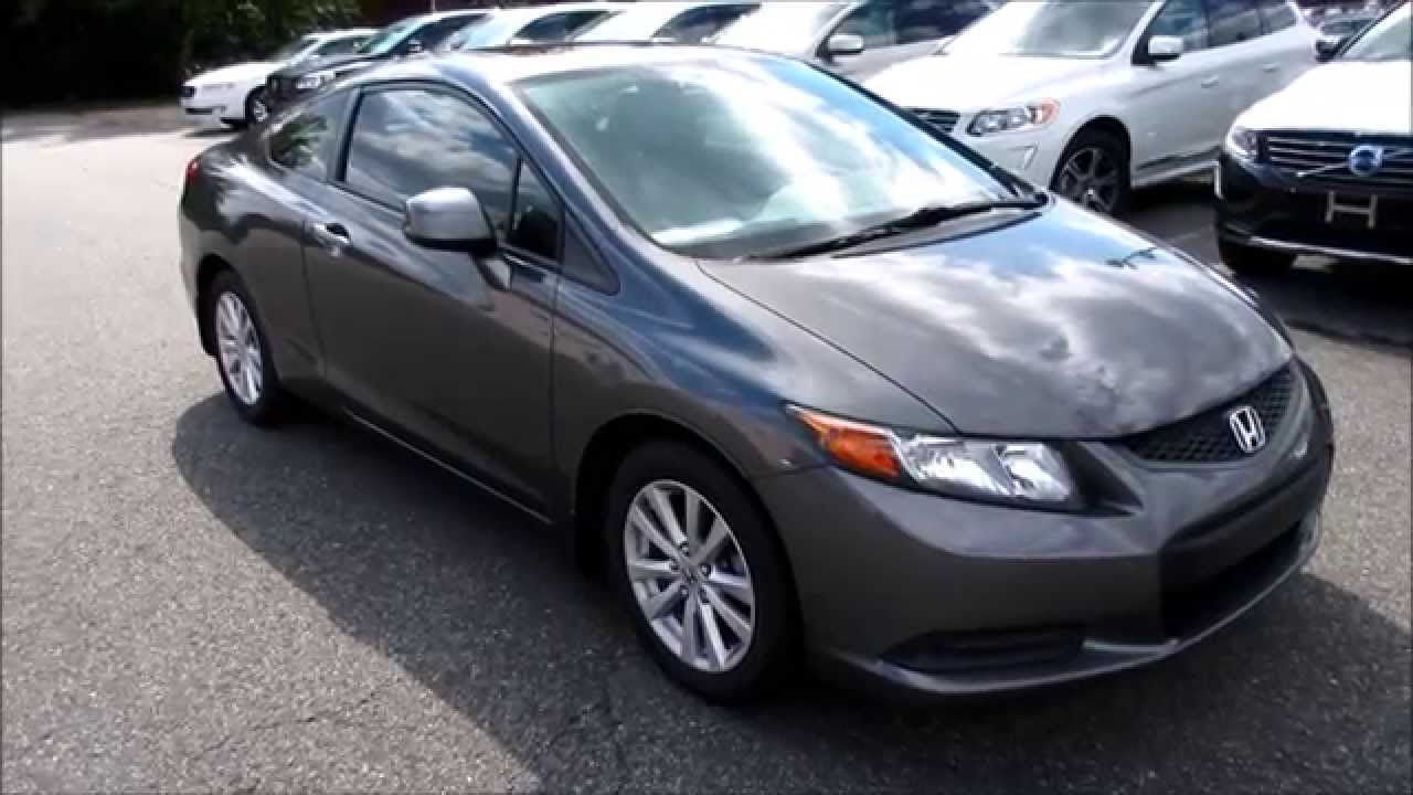 2012 Honda Civic Ex Coupe Walkaround Start Up Tour And Overview