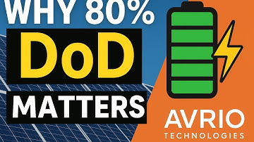 Why Depth of Discharge (DoD) Matters in Solar Batteries | Avrio Technologies Sri Lanka