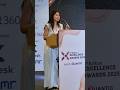 Khushi Mudgal Hosting the 5th Edition of #CXExcellenceAwards2025 #corporateevent #eventhost #emcee