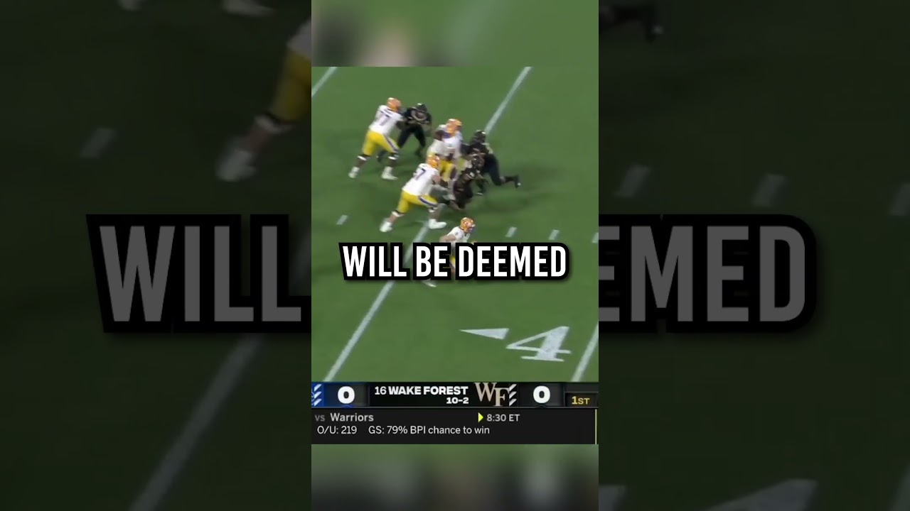 Ложный подкат квотербека изменил футбол навсегда!