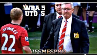 West Bromwich Albion FC vs Manchester United 5-5 (HD)