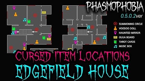Phasmophobia Cursed Item Locations - Edgefield Street House