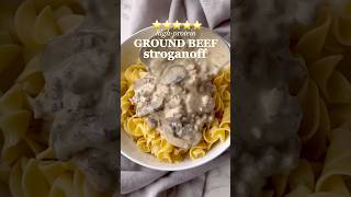 Ground Beef Stroganoff: Click the link in my bio and then select the photo to get the recipe ❤️ Ground Beef Stroganoff: Click the link in my bio and then select the photo to get the recipe ❤️