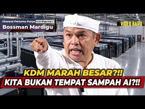 WHO IS KDM ANGRY AT?!! IS INDONESIA NOT A WORLD SERVER GARBAGE PLACE?!! - Mardigu Wowiek