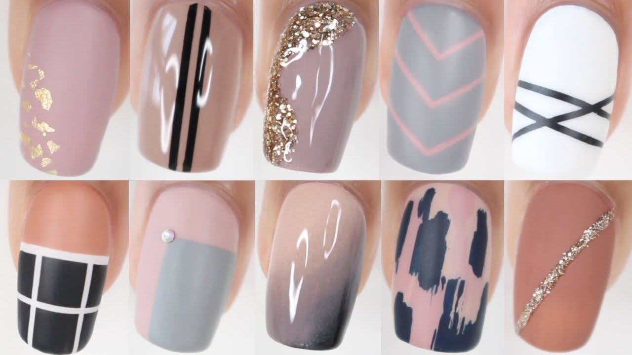 New Nail Art Designs Easy | Simple Nails Ideas