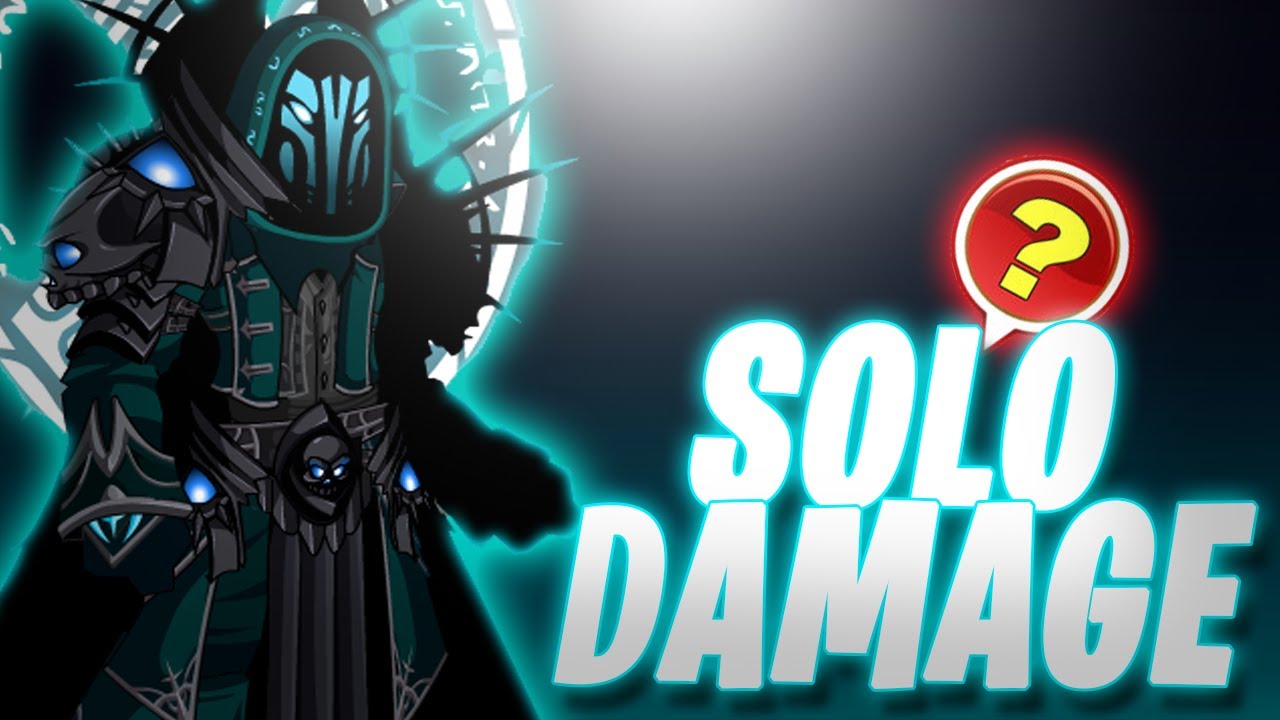 =AQW= IMMORTAL DARK CASTER SOLO DAMAGE!