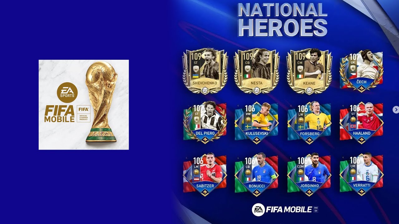 FULL SQUAD PERANCIS DAN EVENT TERBARU PAHLAWAN NASIONAL! - Fifa Mobile