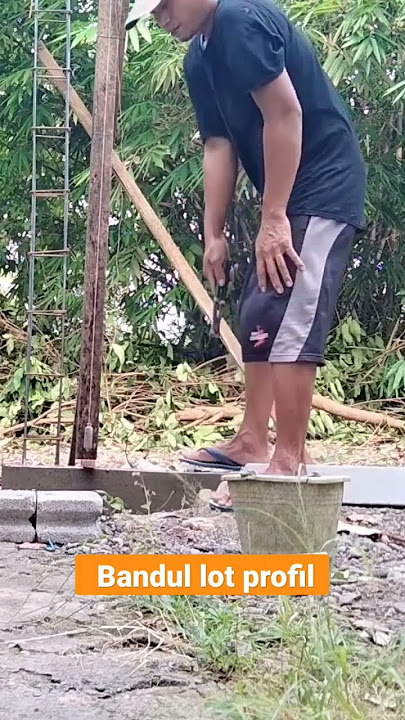 Cara pasang profil sendirian pada pasangan bata #shorts