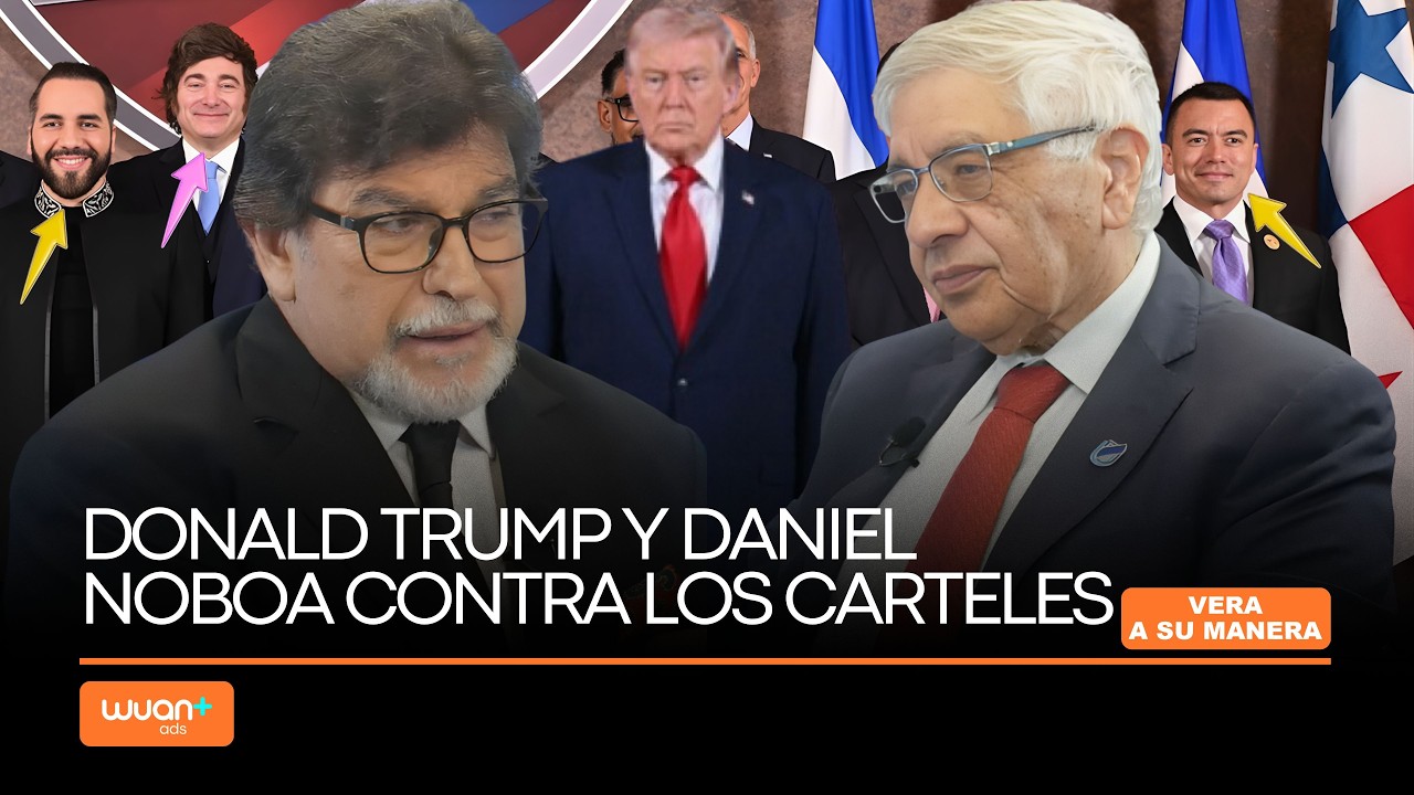 Daniel Noboa junto a Donald Trump se unen contra los carteles