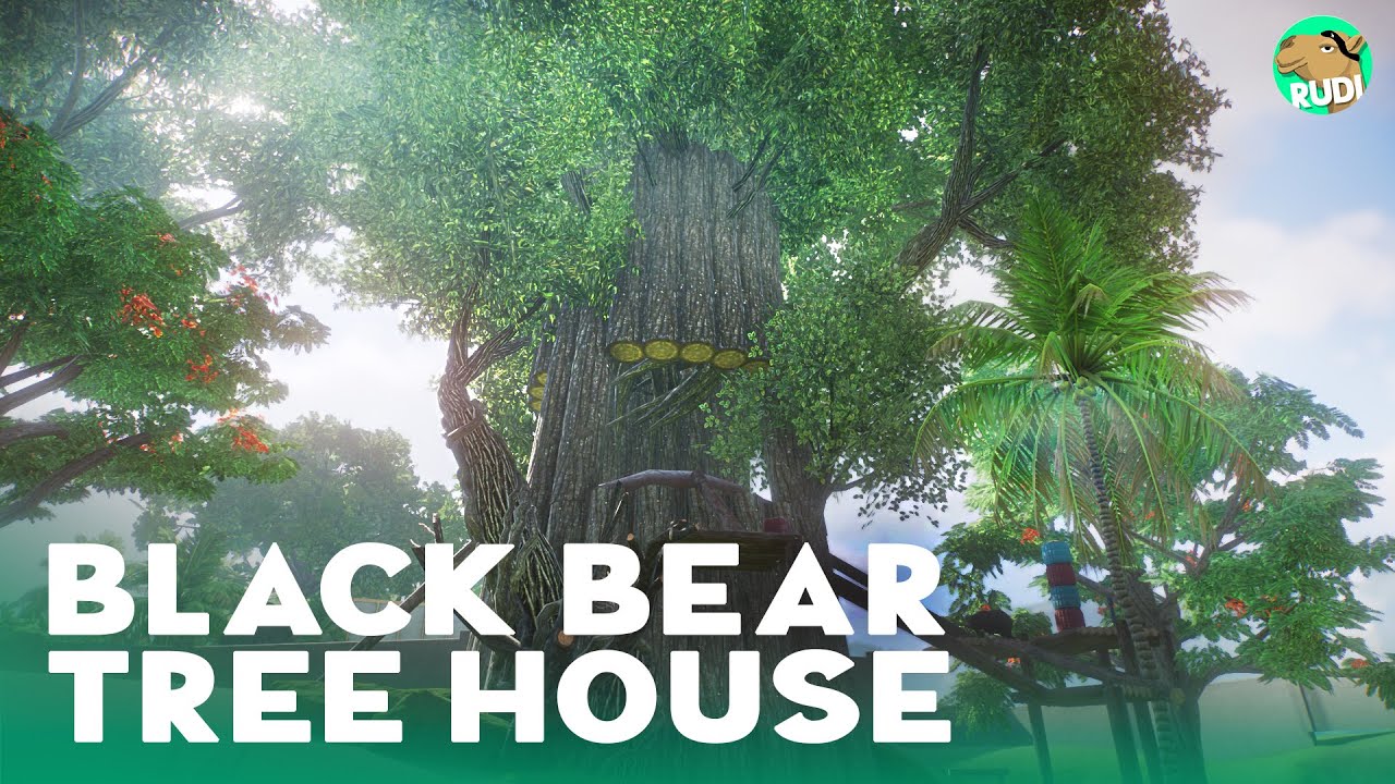 Black Bear Tree House Habitat - Planet Zoo Lets Play Franchise Mode