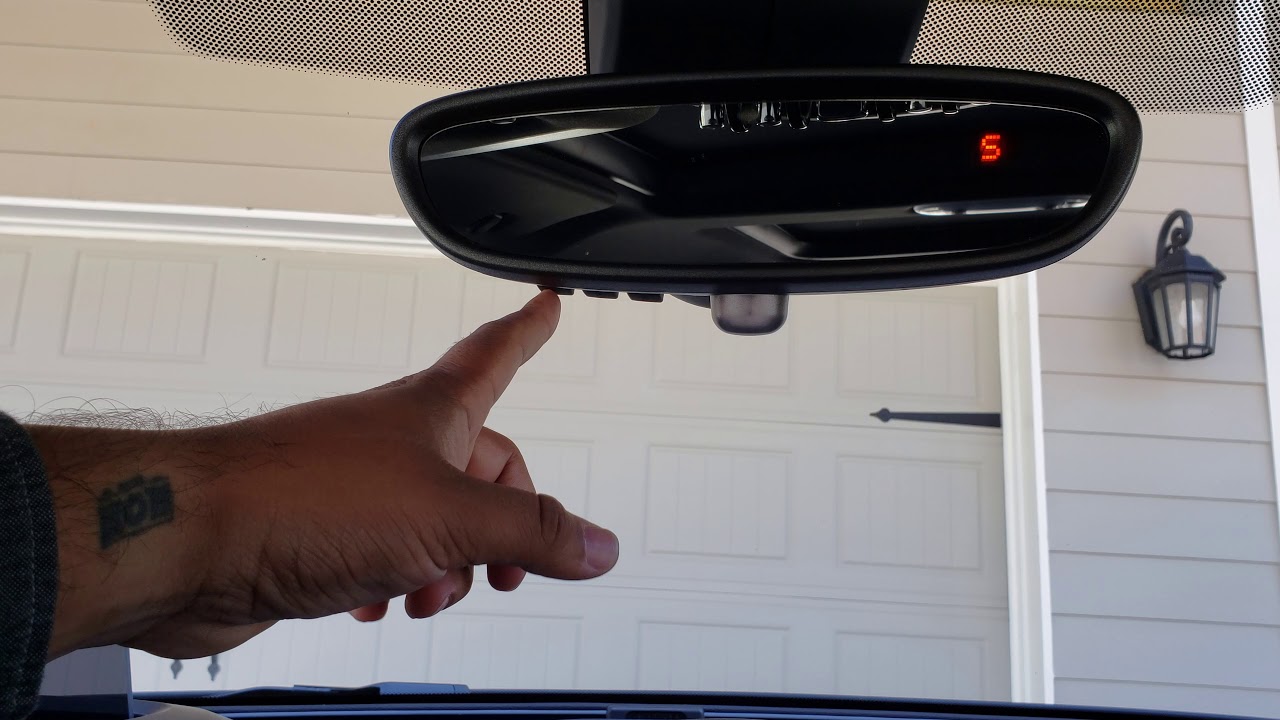 3rd Gen MINI How to program the Universal Garage Door Opener YouTube