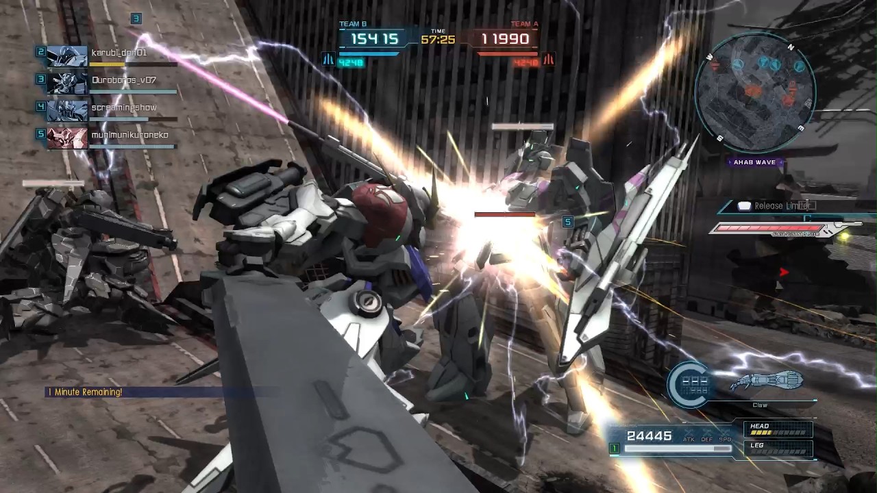 Gundam Barbatos Lupus in 700 Basic Match at Ruined City