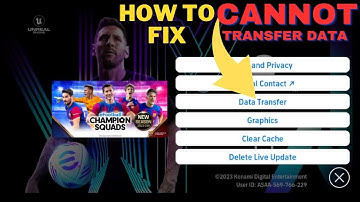 HOW TO FIX DATA TRANSFER ISSUES IN EFOOTBALL 2024 MOBILE