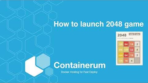 Launching 2048 game in Docker container