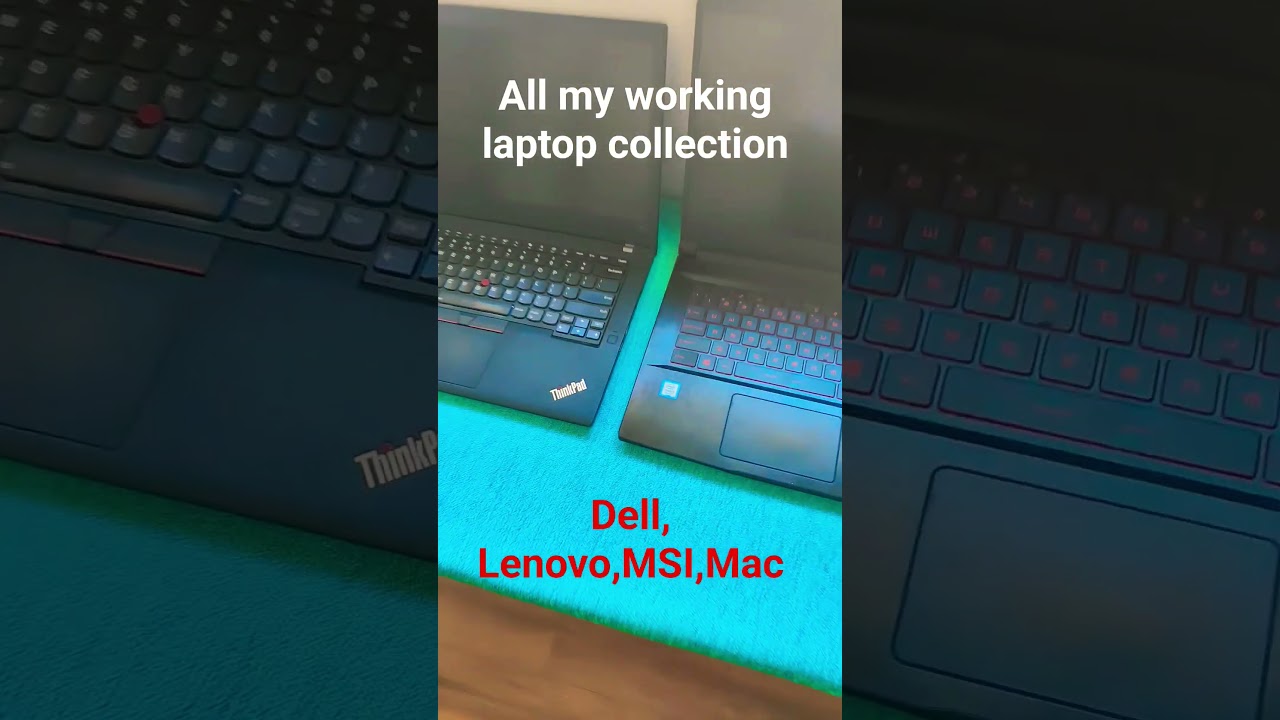 My laptop collection 