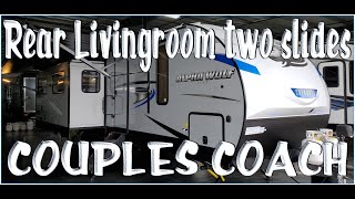 2021 Alpha Wolf 26RL-L Rear Living Room Dual Slide Out Travel Trail by Forestriver Couchs RV Nation