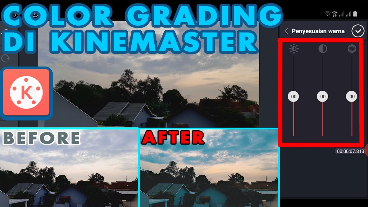SERASA COLOR GRADING DI PC! cara color grading di hp pakai kinemaster
