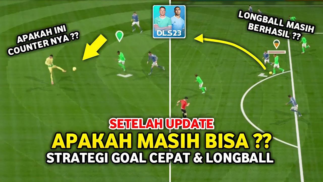 LONG BALL DLS 23 APAKAH MASIH BERHASIL ?? INI DIA STRATEGI LONG BALL ...