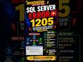 SQL Server Error 1205 | #sql #sqlserver #learnsql | Made Simple MSSQL