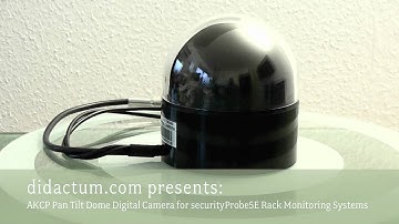 AKCP Pan Tilt Dome Digital Camera for SNMP enabled securityProbe5E monitoring systems