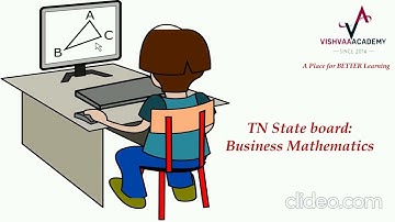 TN STATE BOARD|12th|BUSINESS MATHS| Example 3.9