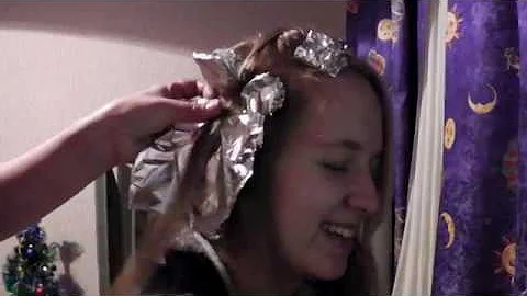 Mom and I are dyeing my hair for the first time