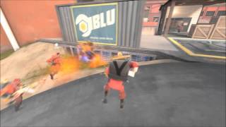 TF2 gameplay: Fighting Wall-E