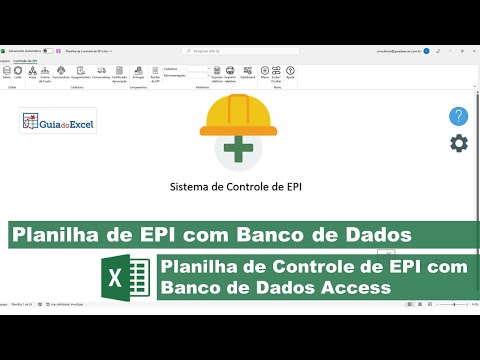 Planilha de Controle de EPI Excel com Banco de Dados