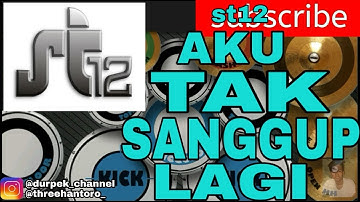 ST12 - AKU TAK SANGGUP LAGI (ATSL) ( COVER REAL DRUM ) TUTORIAL !!!😂👍