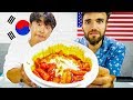 KOREAN VS. AMERICAN - SPICY FOOD CHALLENGE!