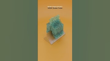 Blender Satisfying 1 to 4,000 Glass Cubes Gravity Loop!